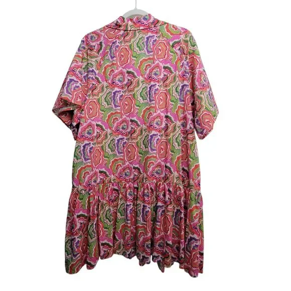 La Boheme Girls Moxie Mini Dress Agate Candy Apple Size M/L - Picture 2 of 11